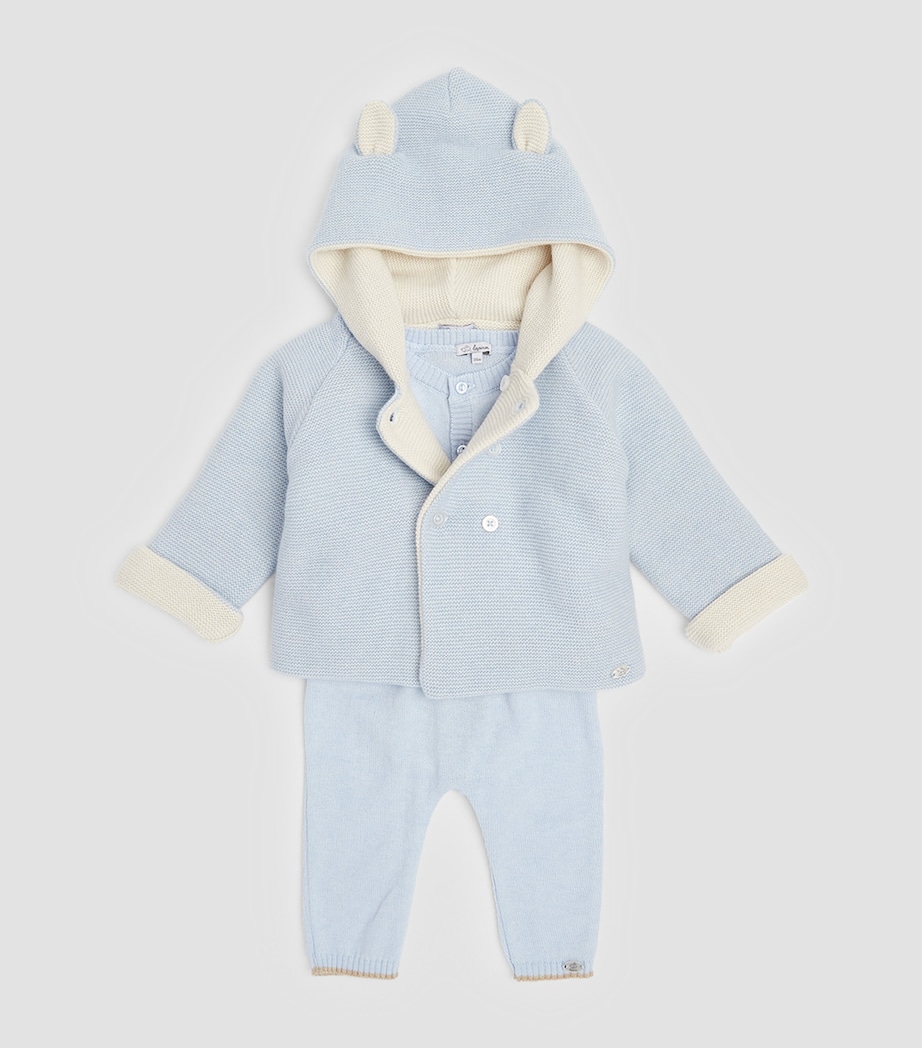 Teddy Coat (1-9 Months) PALE BLUE Image 2