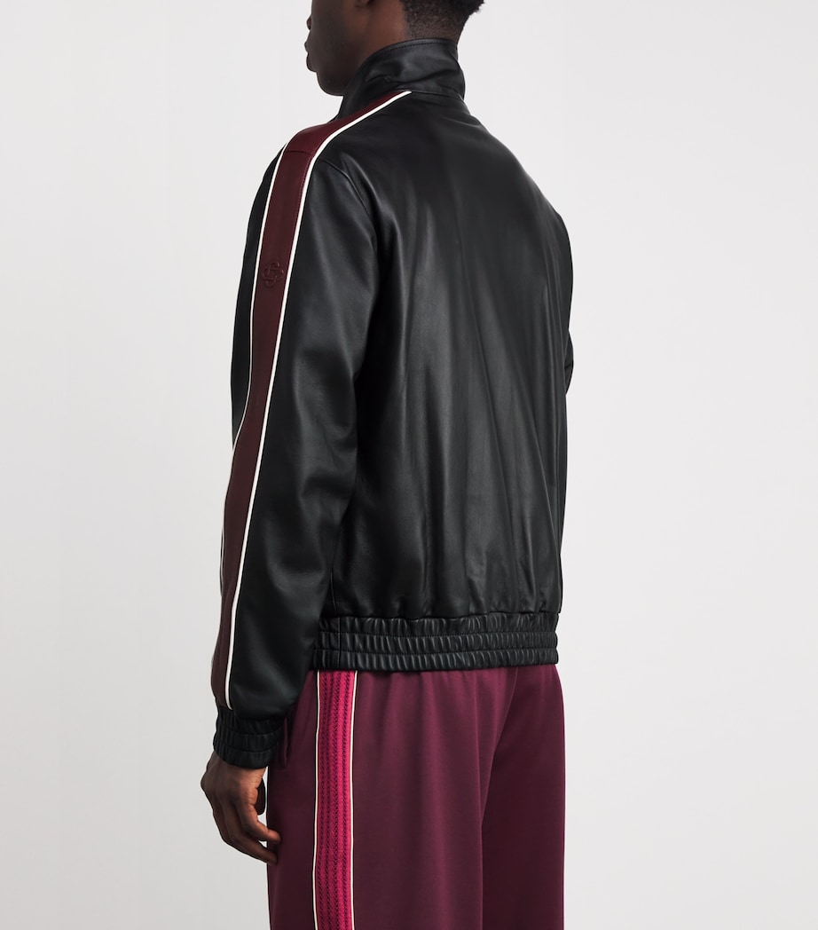 Track Nappa Lambskin Jacket BLACK Image 4