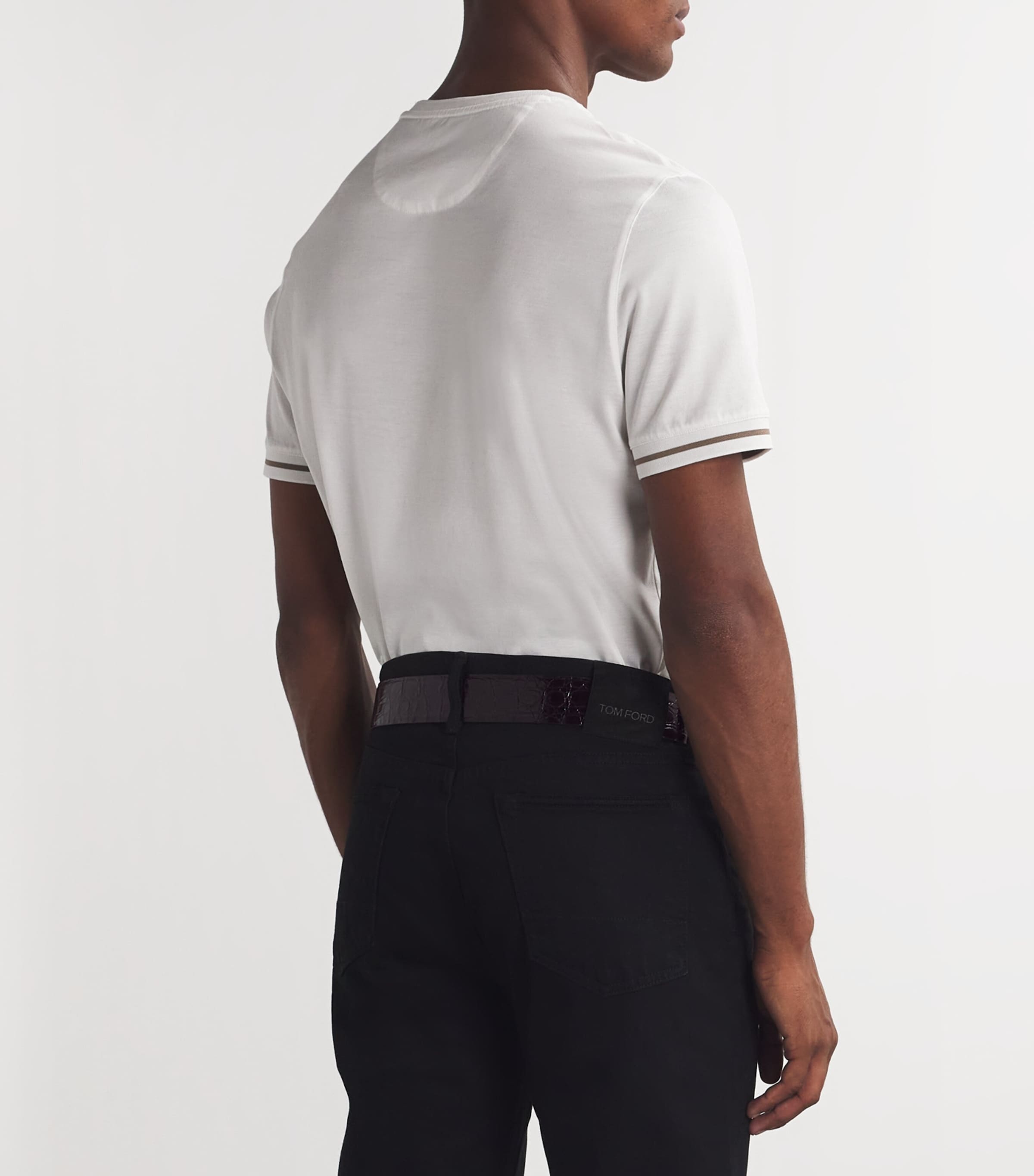 Leather Reversible T Icon Belt 1B023 Image 3