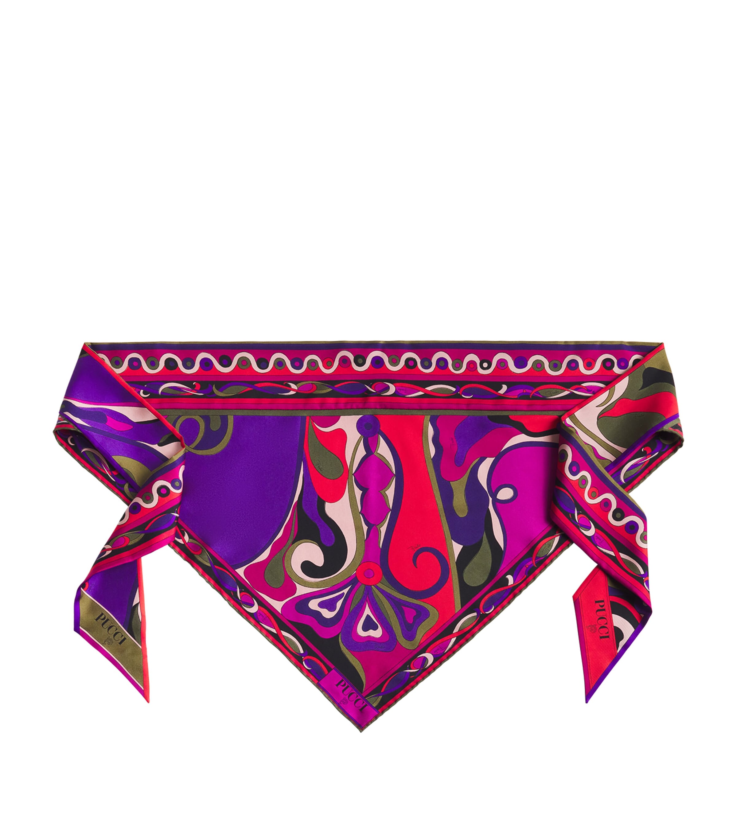Pucci Silk Printed Headscarf