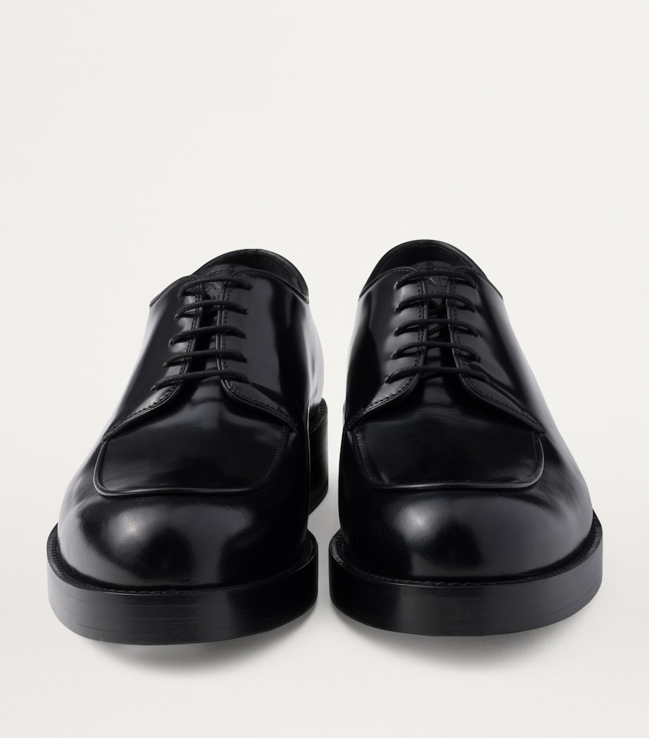 Brushed Leather Derby Shoes F0002 Image 6