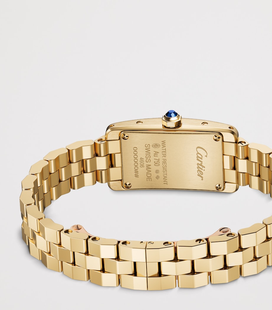 Mini Yellow Gold Tank Américaine Watch 15.2mm YELLOW GOLD Image 3