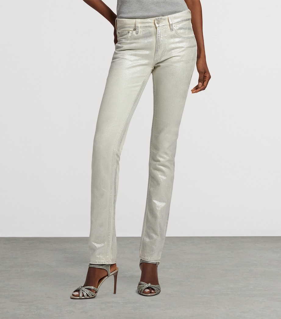 Barrett Mid-Rise Slim-Fit Jeans STERLING STEEL Image 10