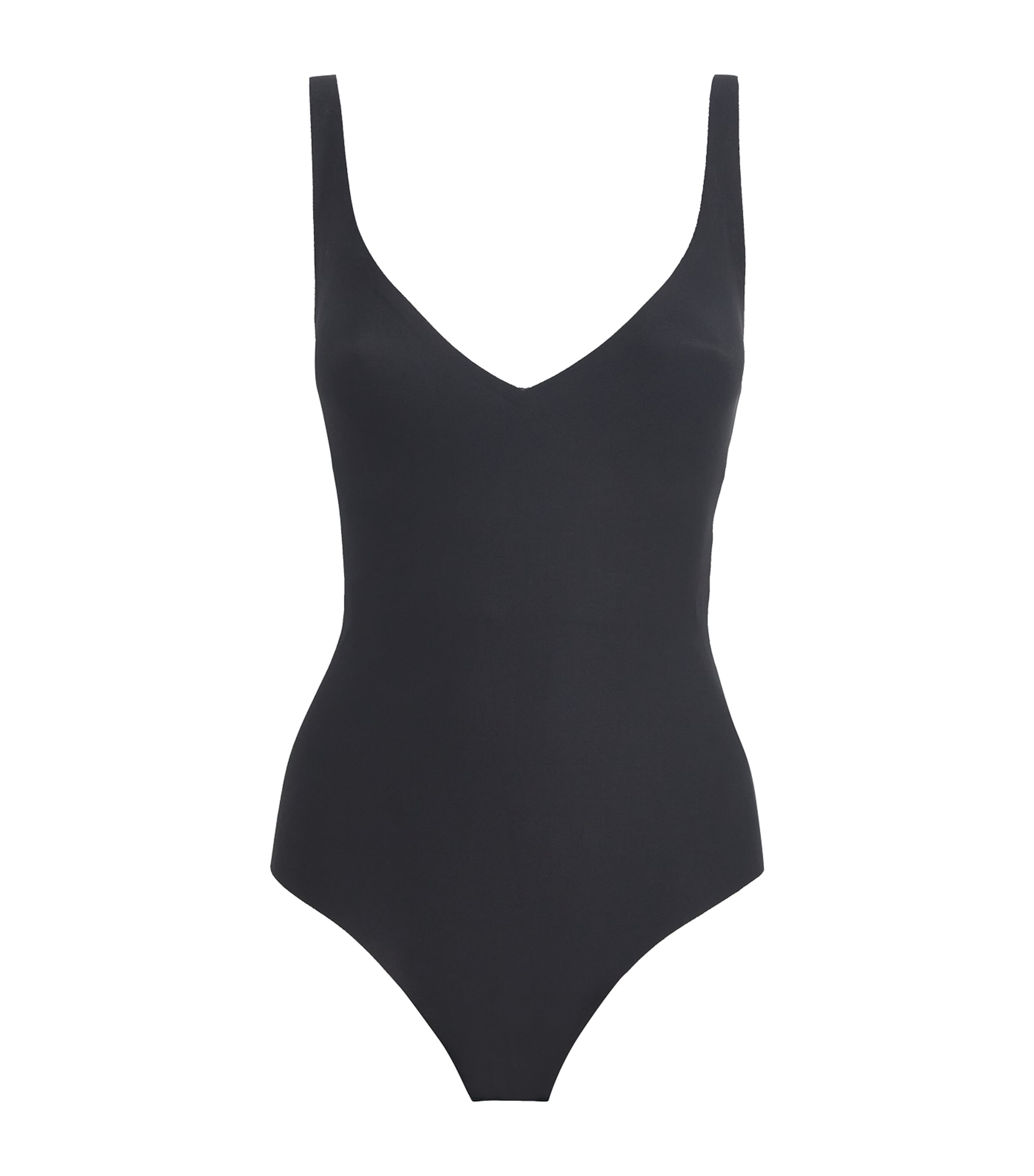 Skims Plunge Bodysuit In Brown