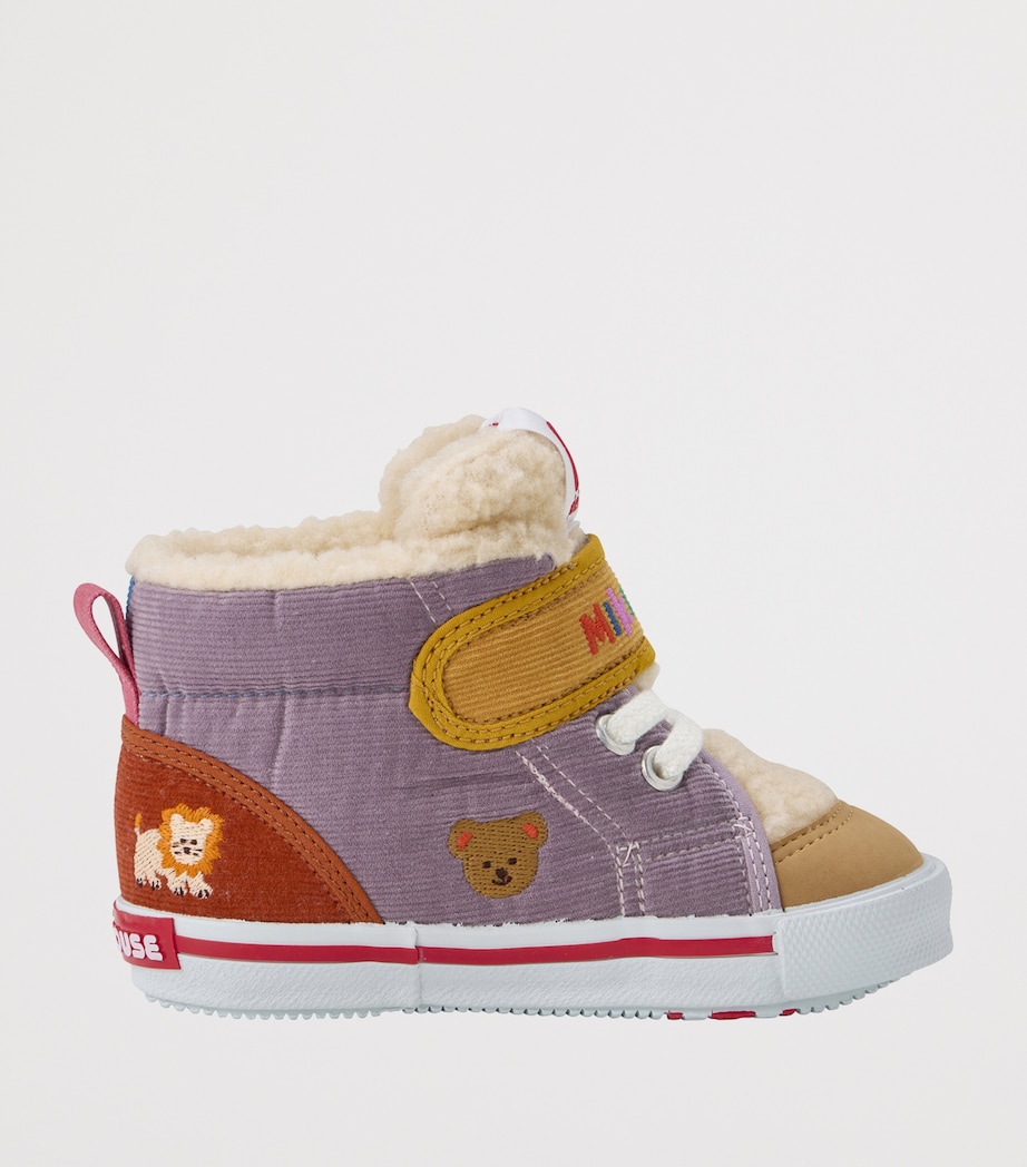 Cotton-Blend Velcro Sneakers 87 Image 3