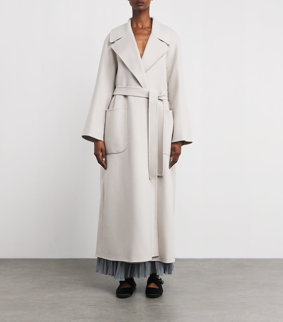 Water-Repellent Twill Trench Coat IVORY Image 3