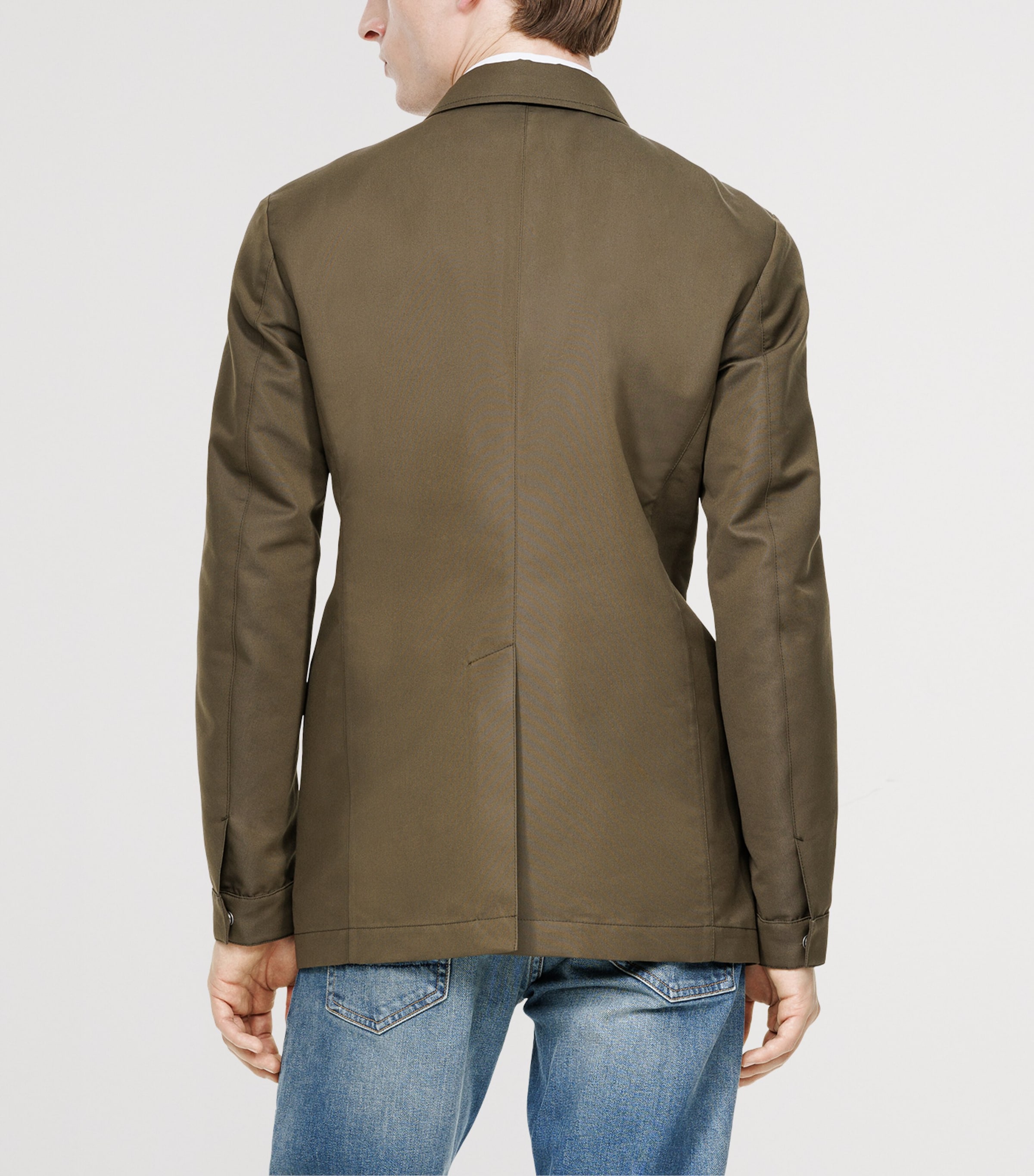 TOM FORD Mens Cotton-Blend Field Jacket Gam Image 3