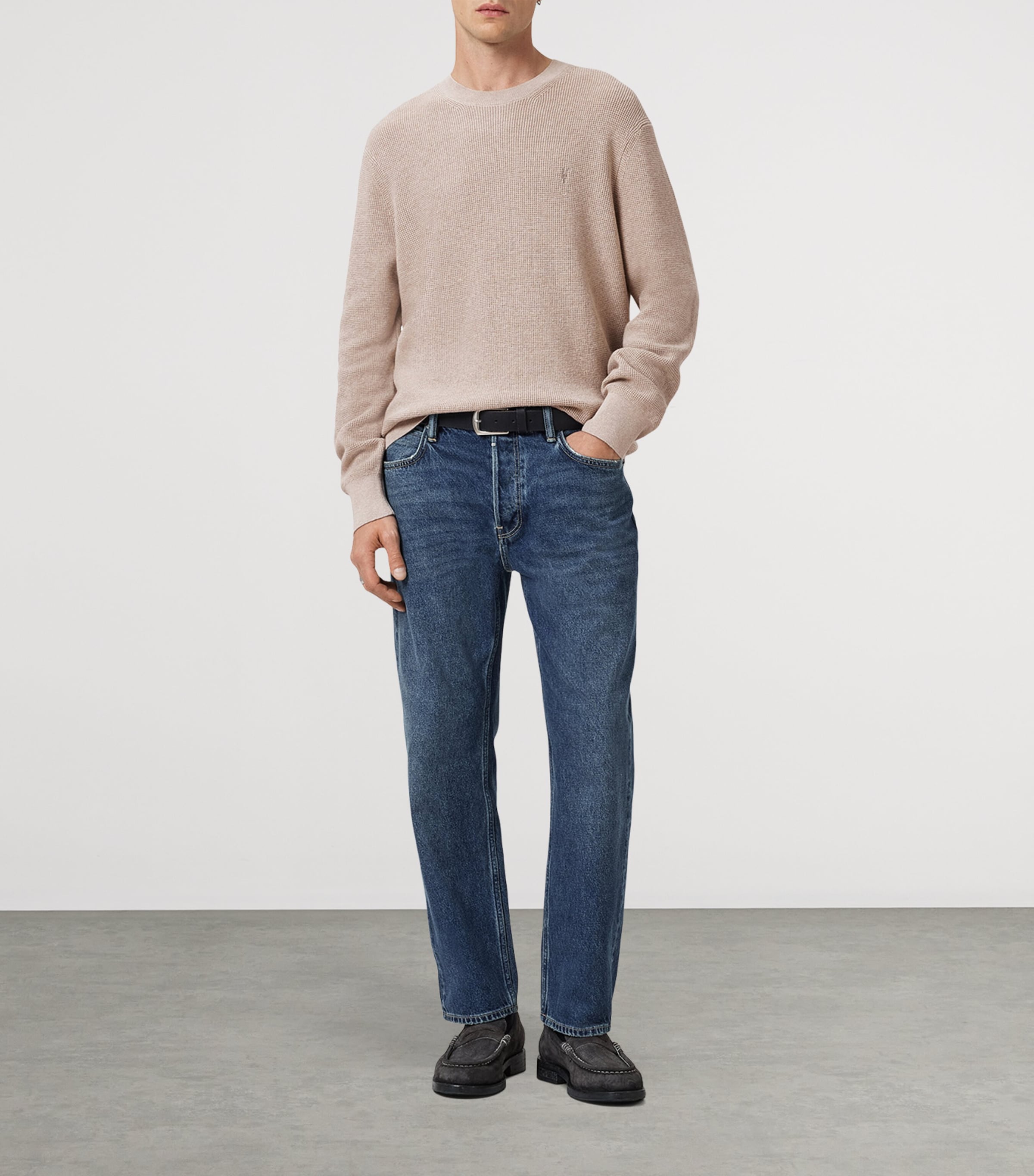 Organic Cotton-Wool Aspen Sweater MOON GREY Image 3