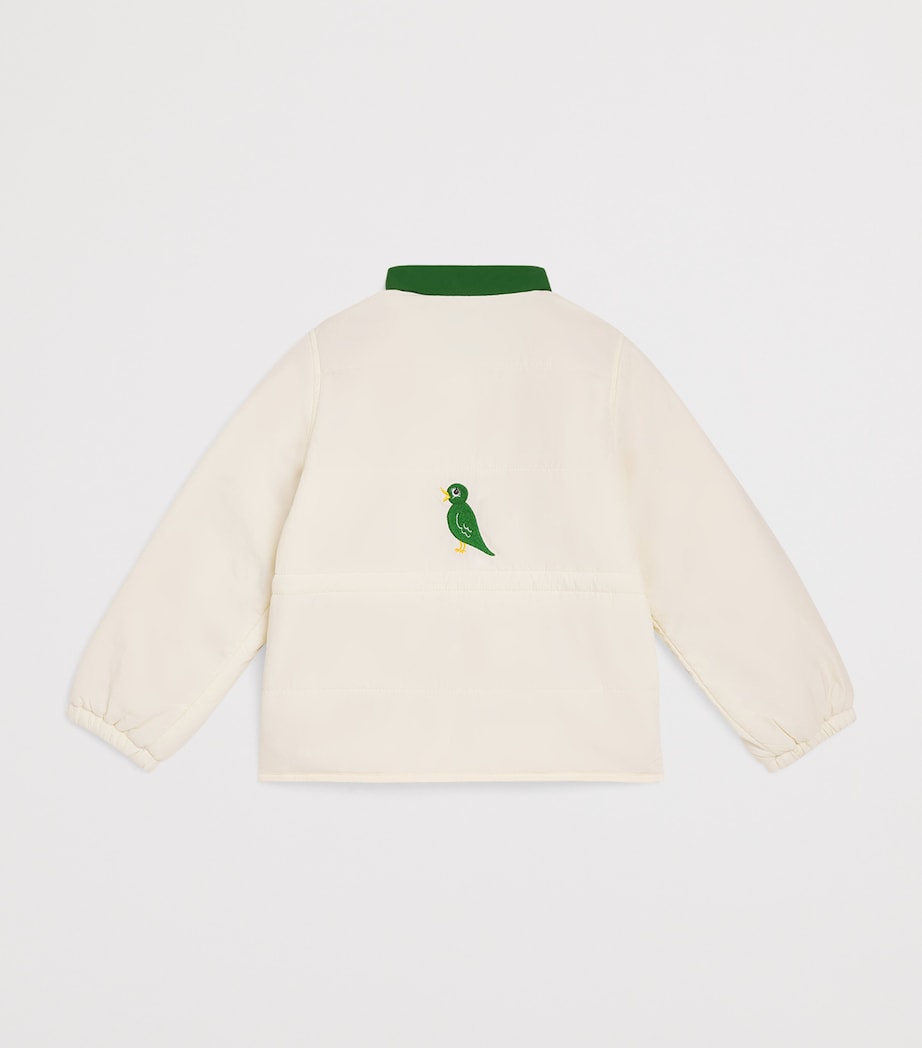 Embroidered Blackbird Padded Jacket (3-11 Years) OFFWHITE Image 2