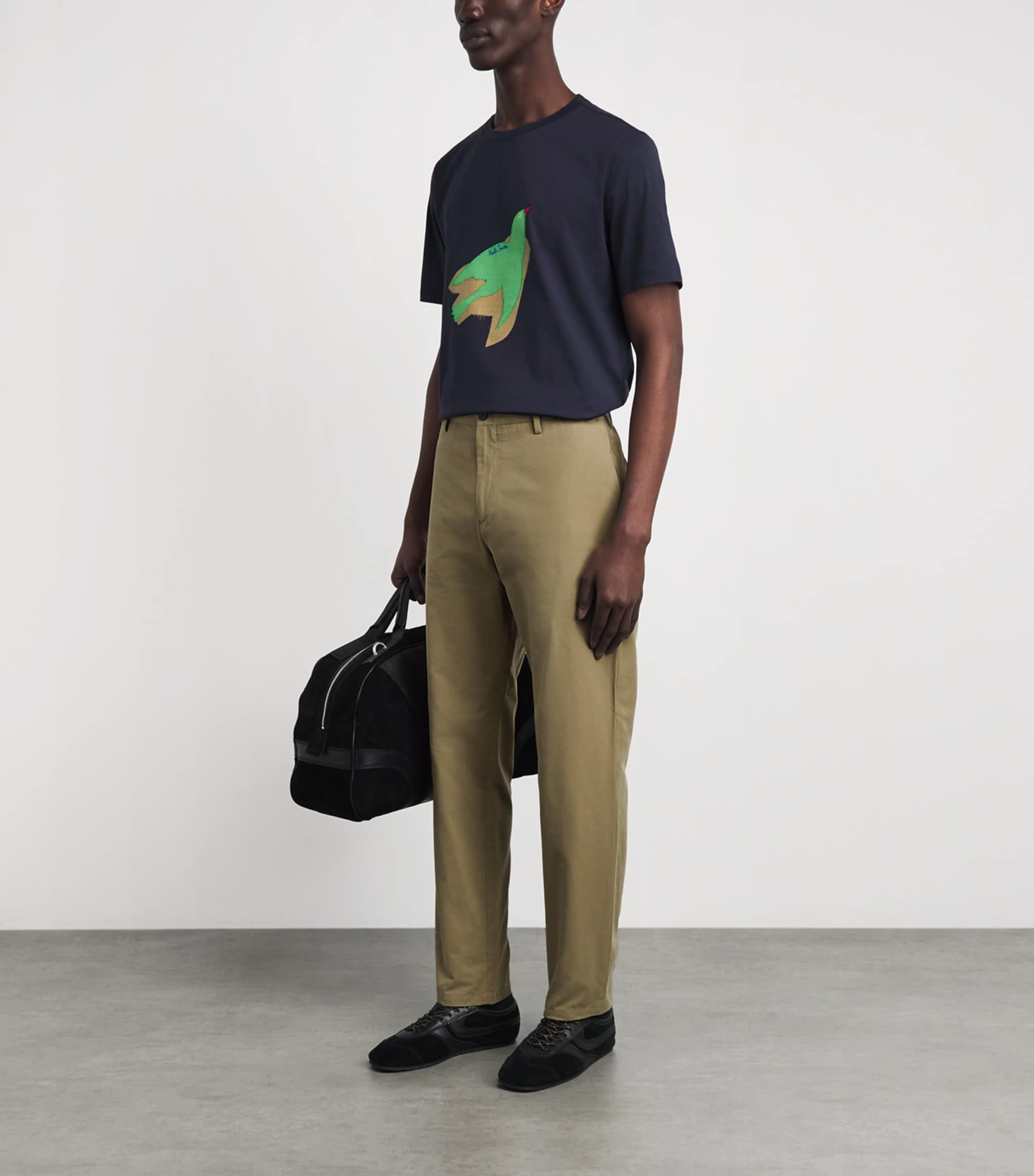 Paul Smith Mens Cotton-Blend Chinos Image 2