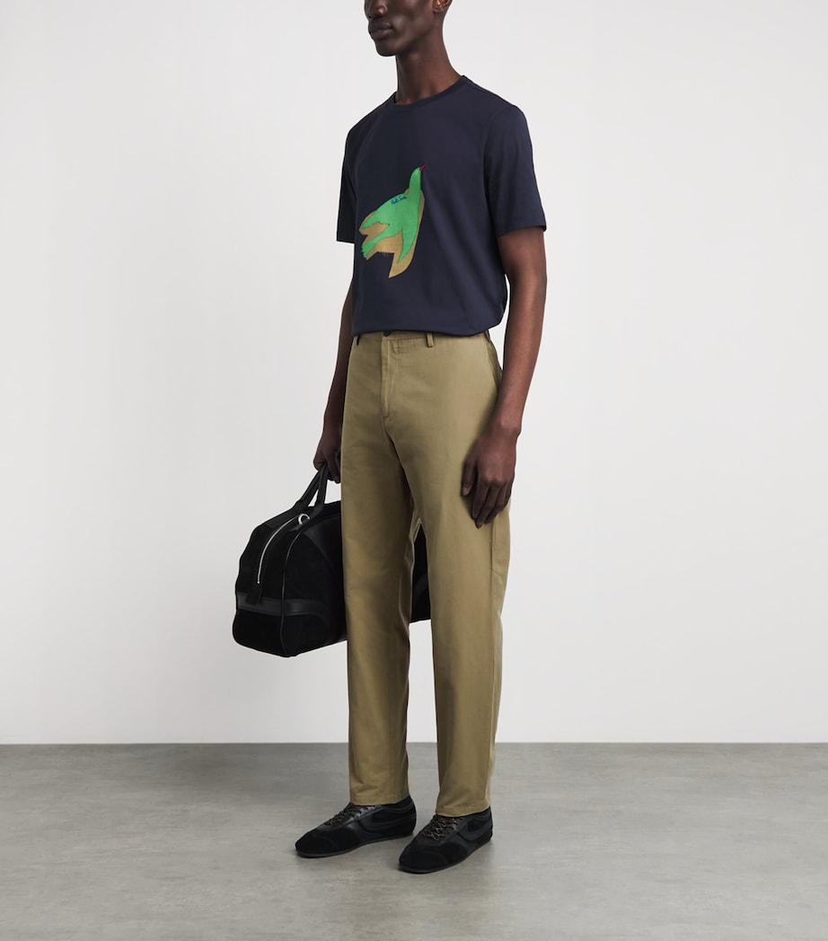 Paul Smith Mens Cotton-Blend Chinos Image 2
