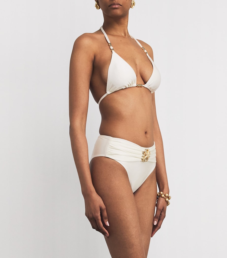 Beaded Coral Bikini Bottoms OFF WHITE Image 2