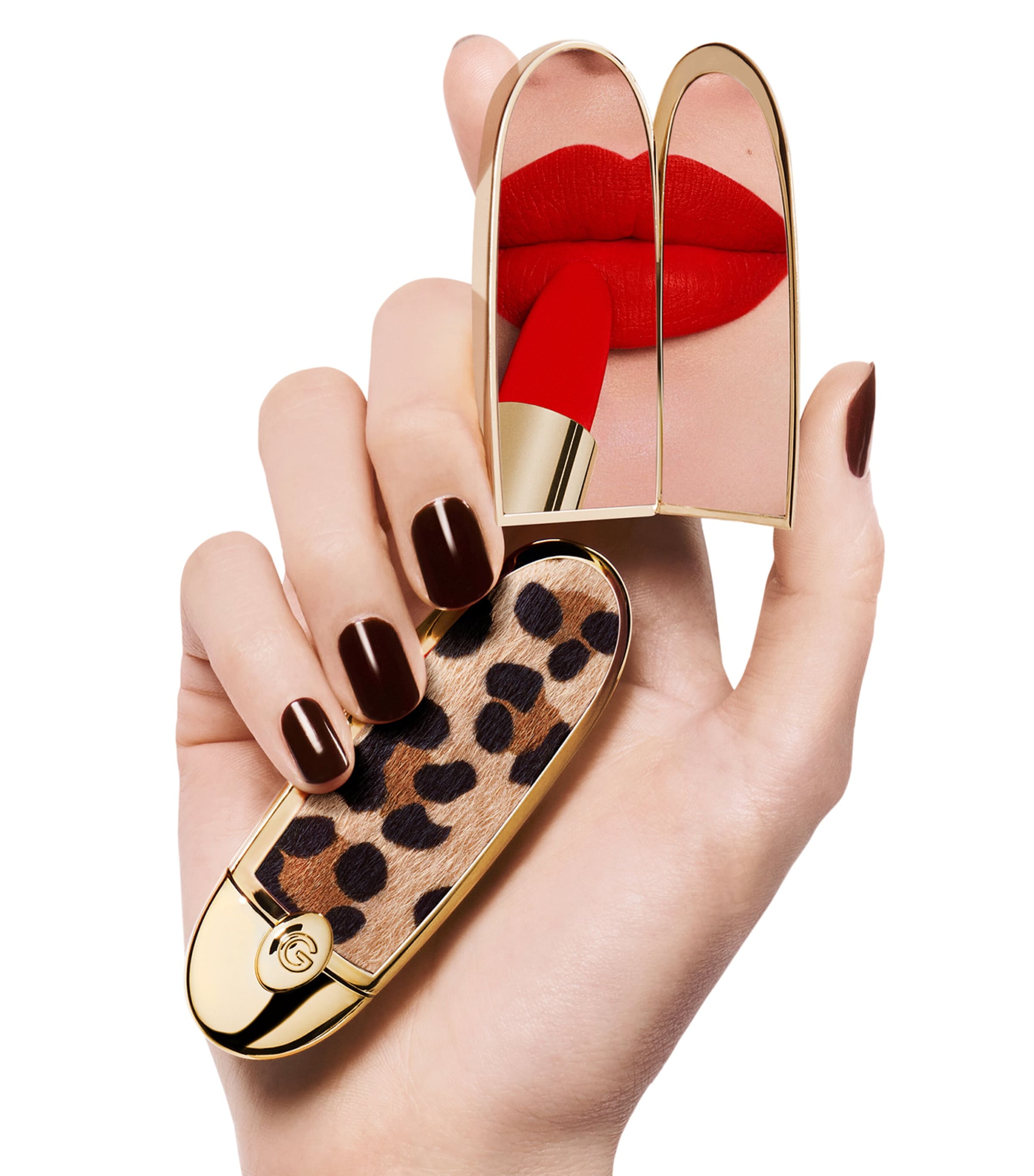 Leopard Print Rouge G Lipstick Case LE FAUVE Image 3