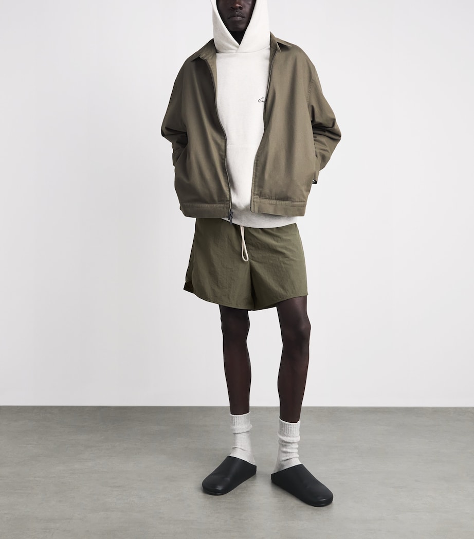 FEAR OF GOD ESSENTIALS Mens Swim Shorts Moss Image 2
