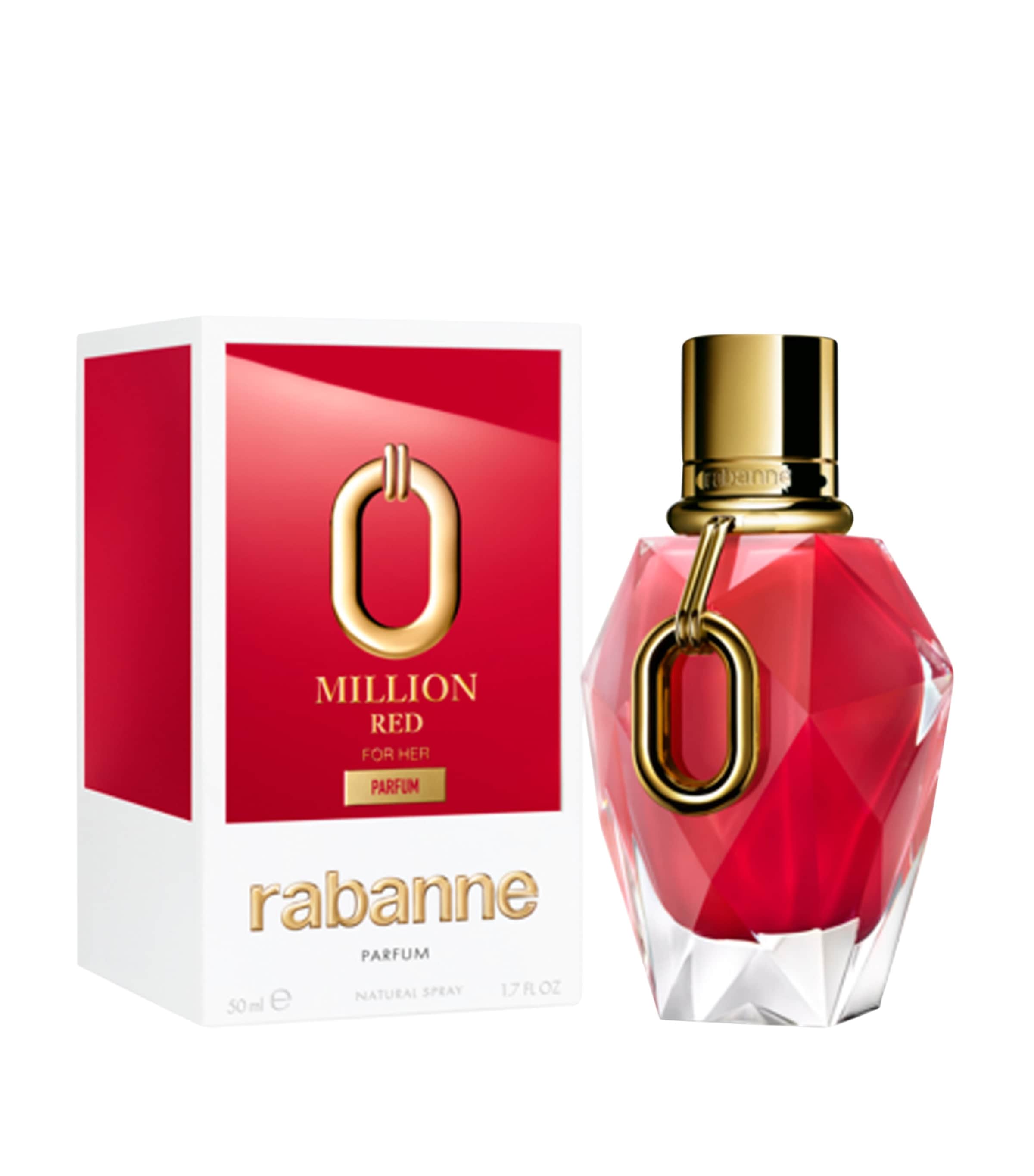 Rabanne Million Red for Her Parfum (50ml) - Refill Image 2