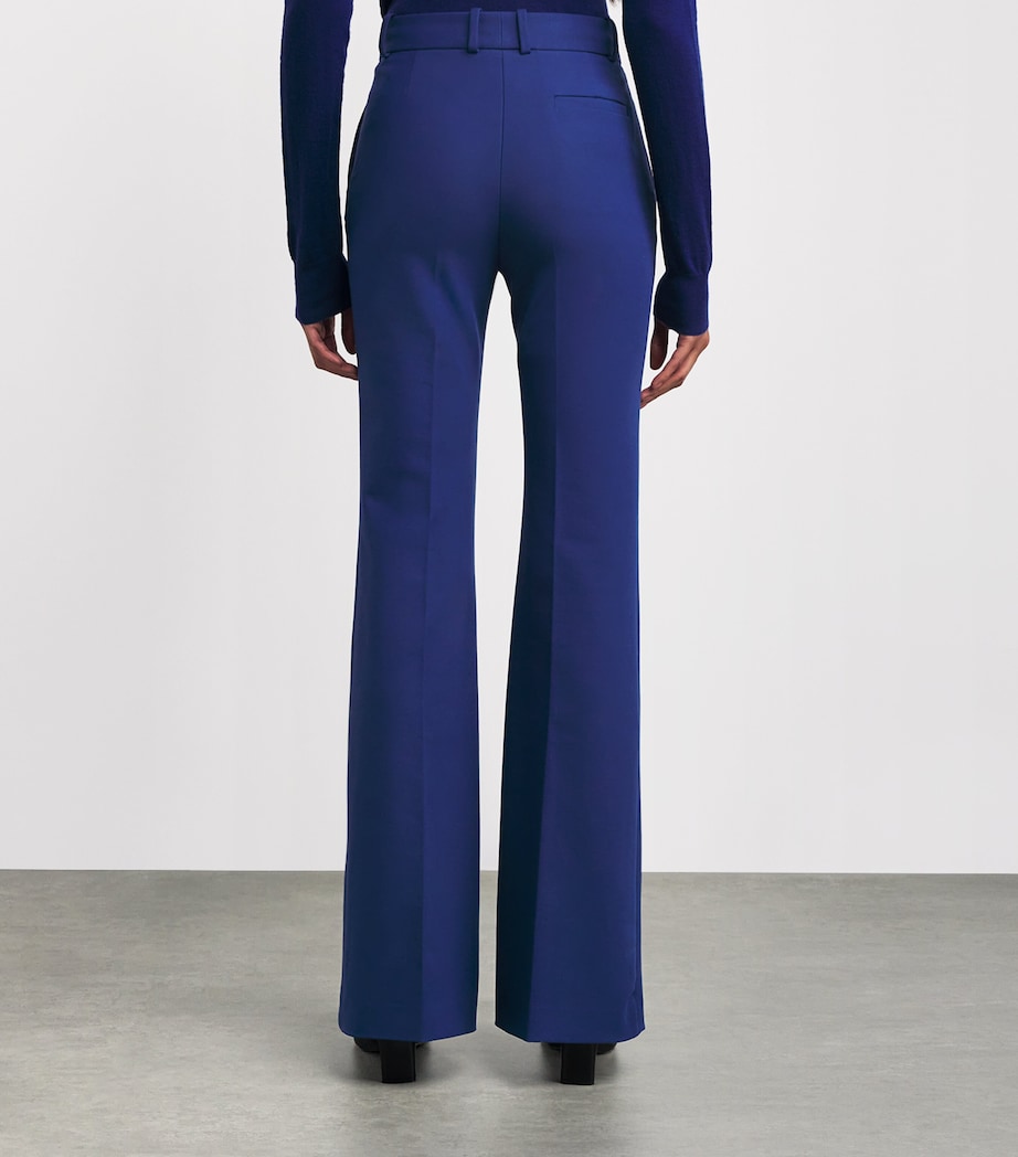 Stretch Toile Tafira Trousers COBALT Image 4