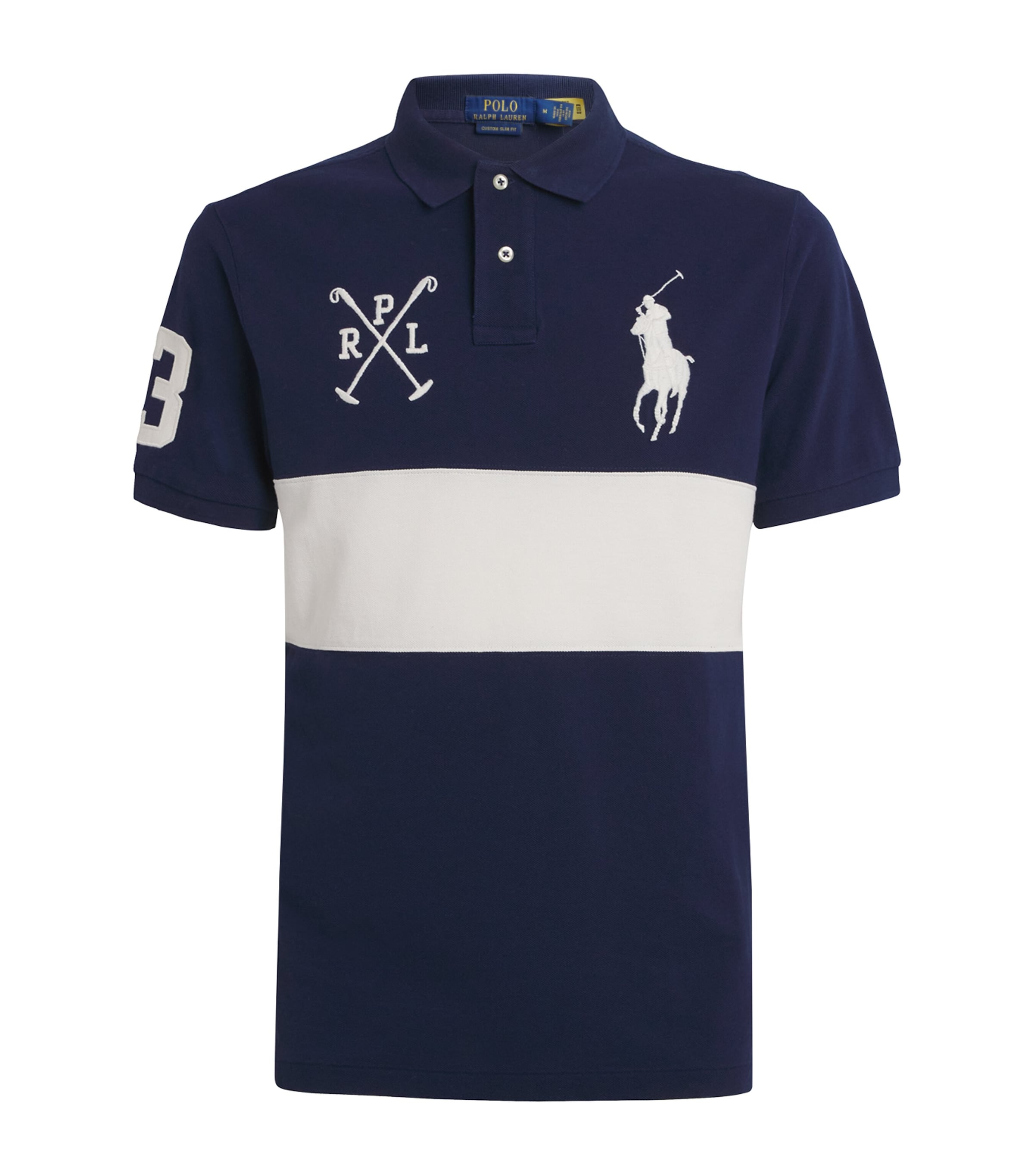 Polo Ralph Lauren Navy Cotton Big Polo Pony Polo Shirt | Harrods UK