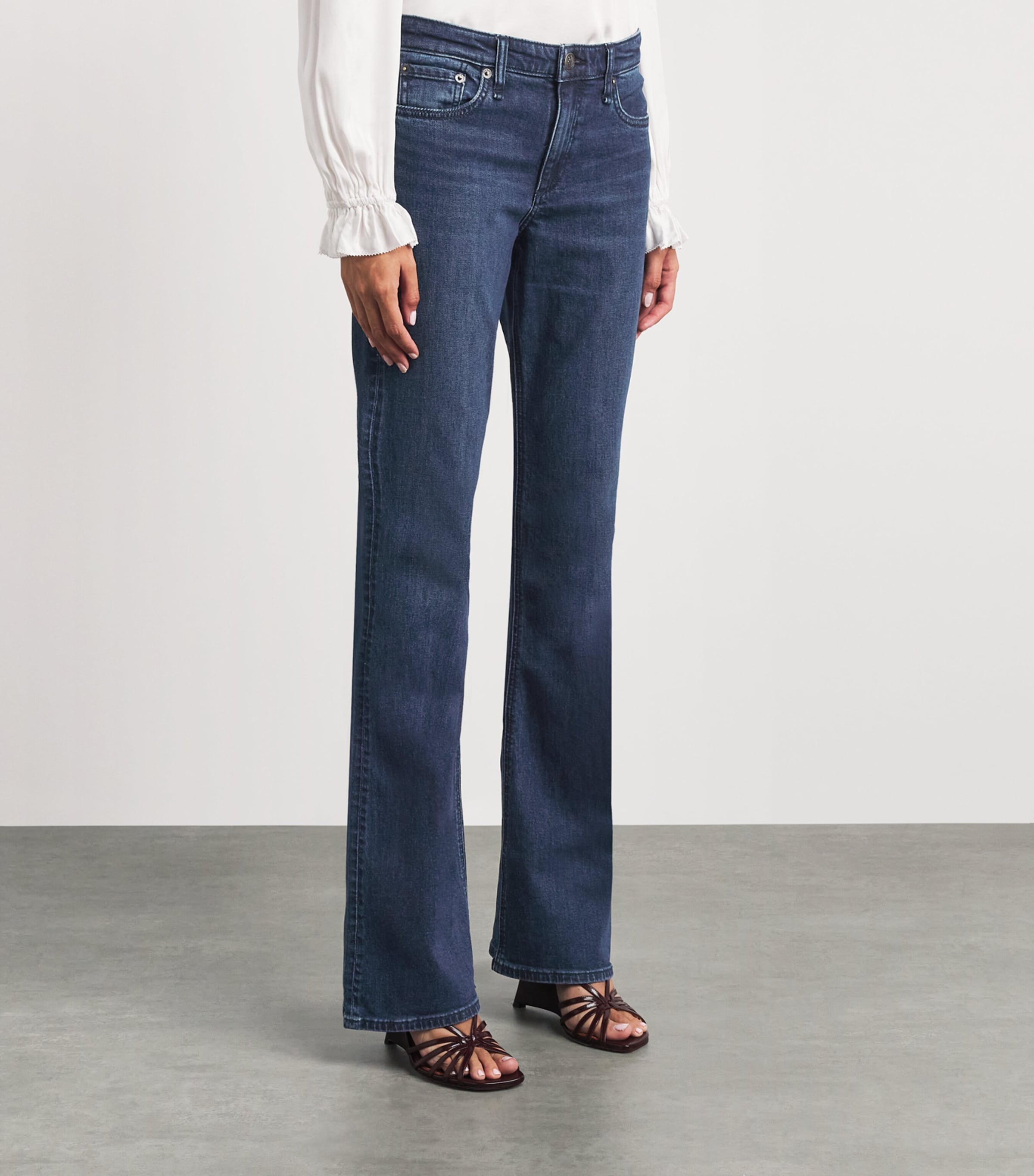 Rag & Bone Womens Kinsley Bootcut Jeans Lulu Image 4