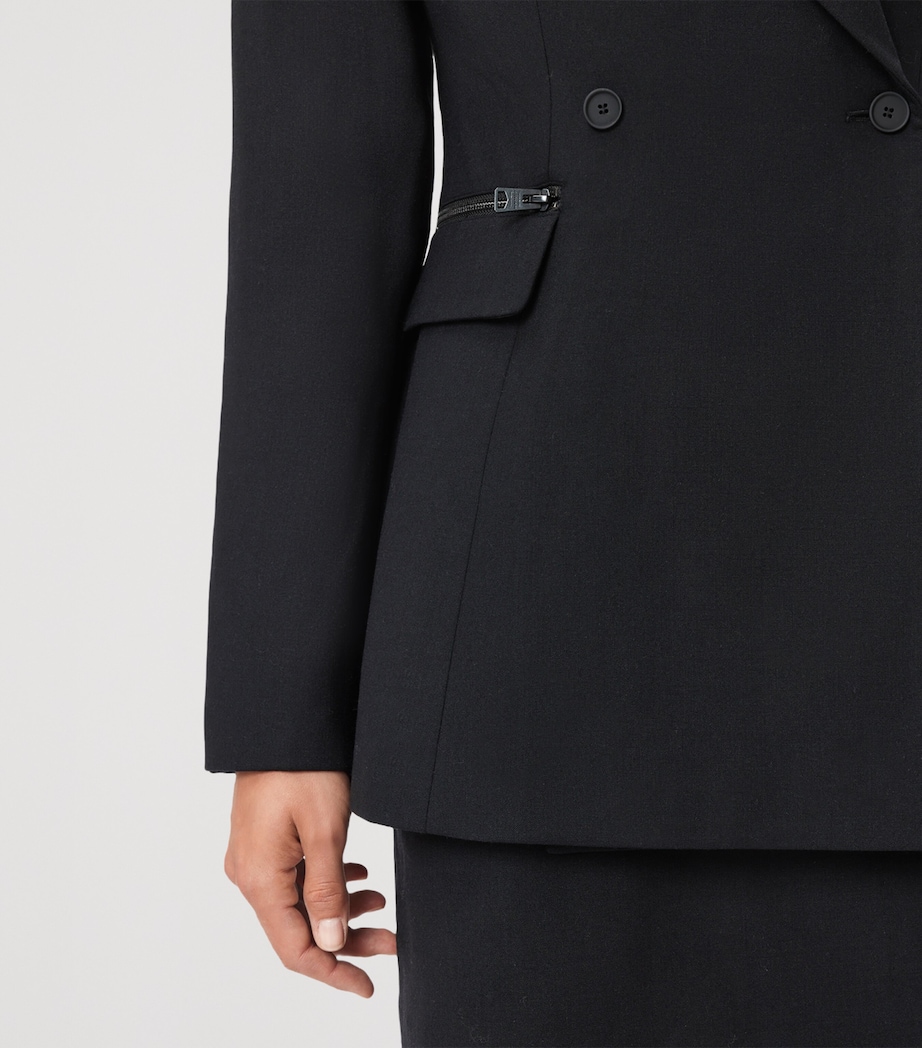 Double-Breasted Mimi Blazer BLACK Image 8