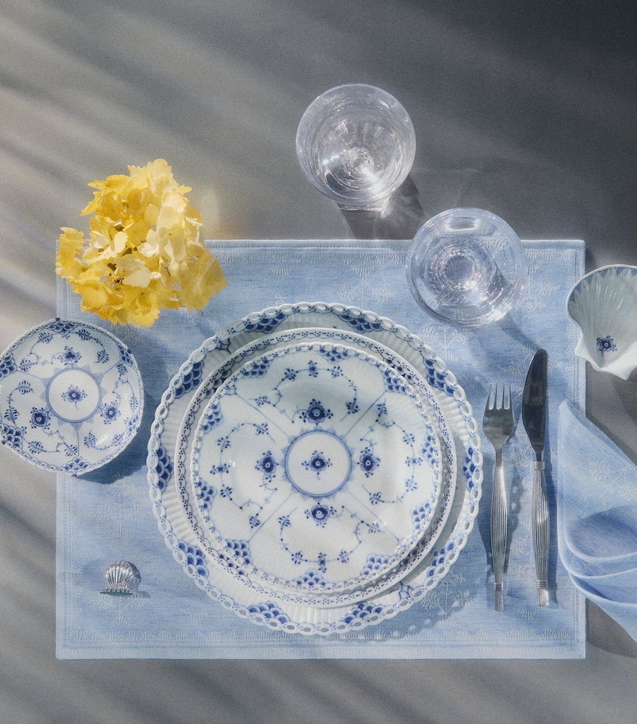 Royal Copenhagen Jacquard Heritage Placemat (45cm x 35cm) Blue Image 2