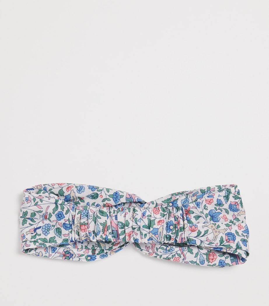 Cotton Floral Headband 1BLANC Image 2