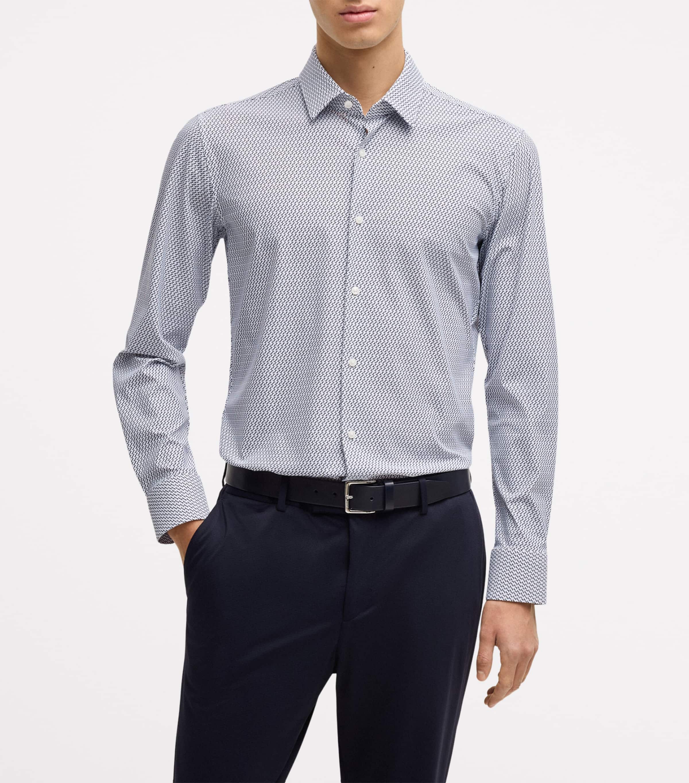 Performance-Stretch Jersey Printed Shirt 405 Image 2