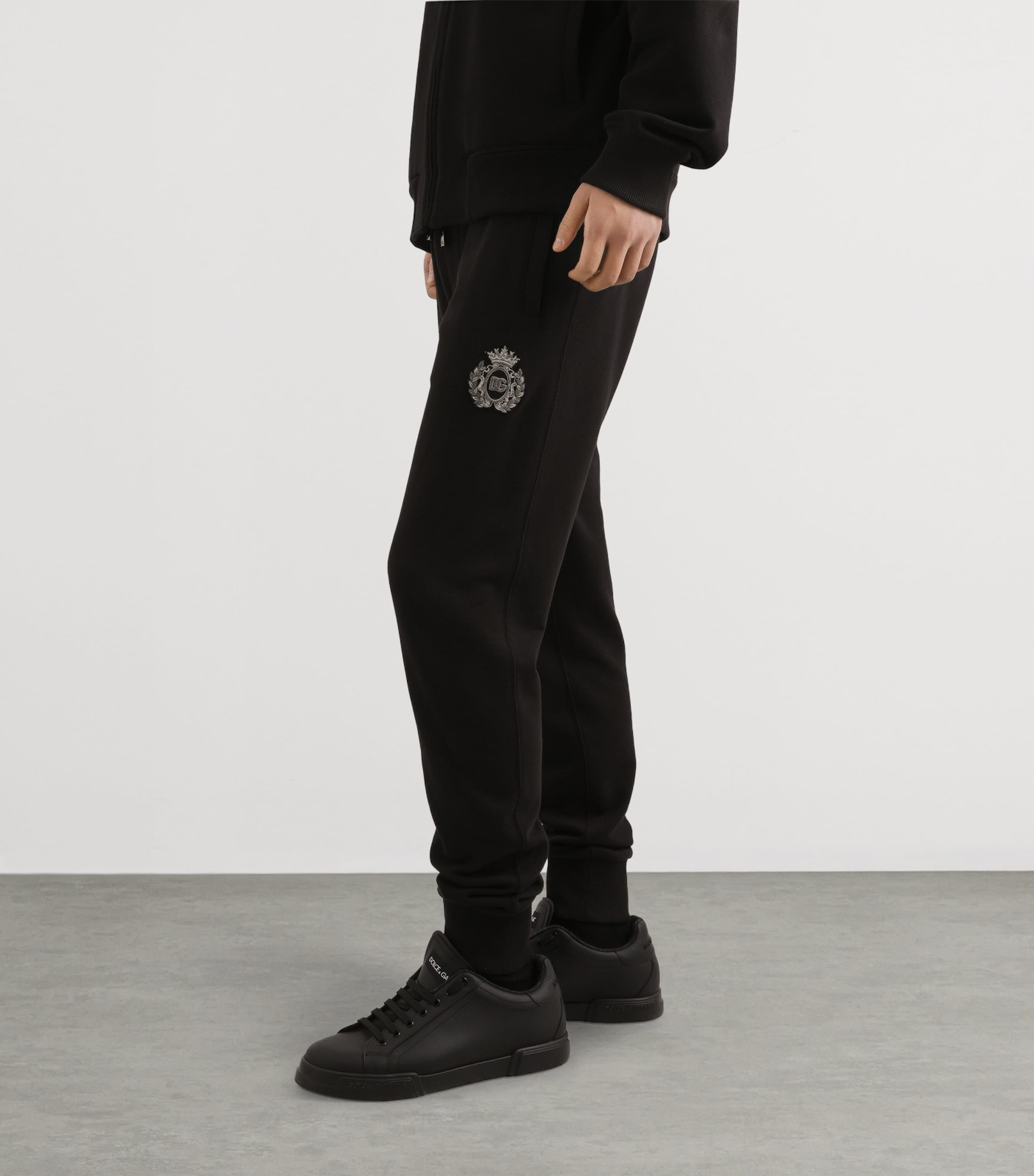 Cotton Logo Sweatpants N0000-BLACK Image 2