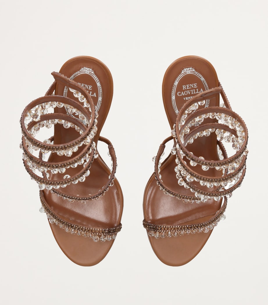 Embellished Chandelier Sandals 105 BROWN/OTH Image 4