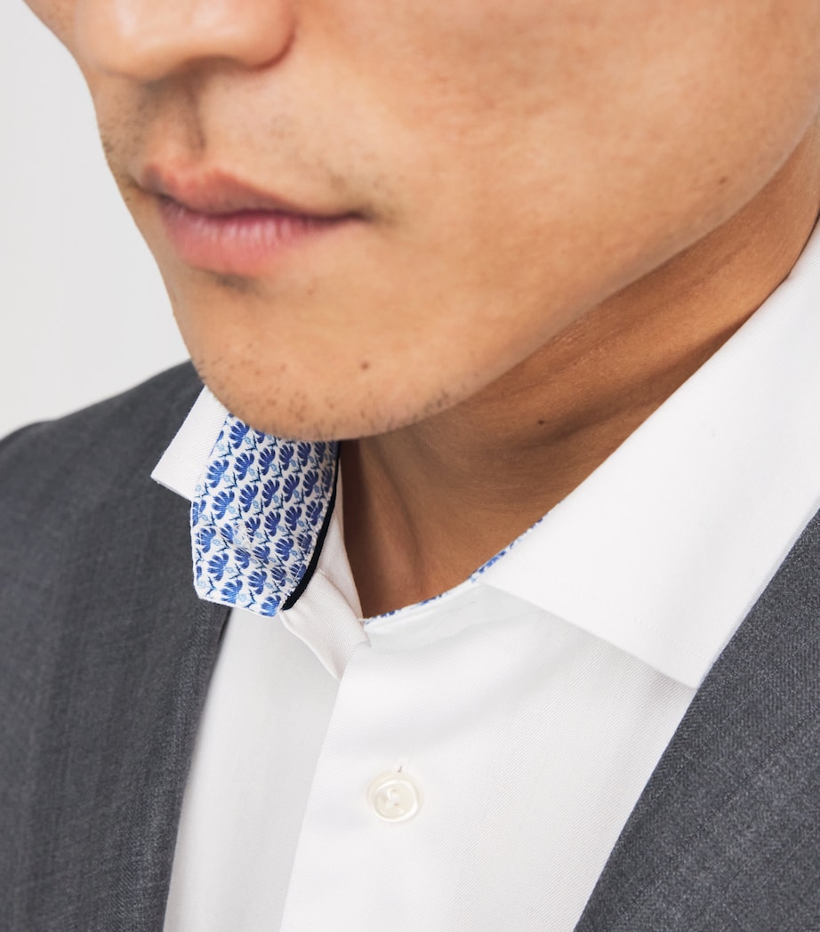 Cotton Twill Contemporary Fit Shirt 0WHITE Image 6