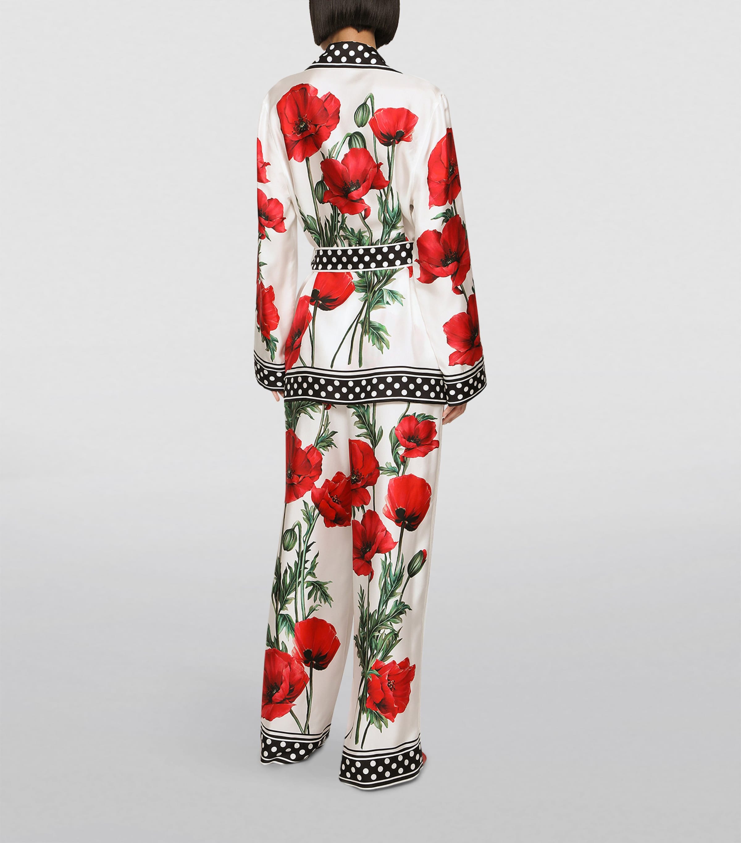 関税送料無料 Dolce&Gabbana フローラルプリント パジャマシャツ G5JH9DG8ND7_S9001_0.jpg