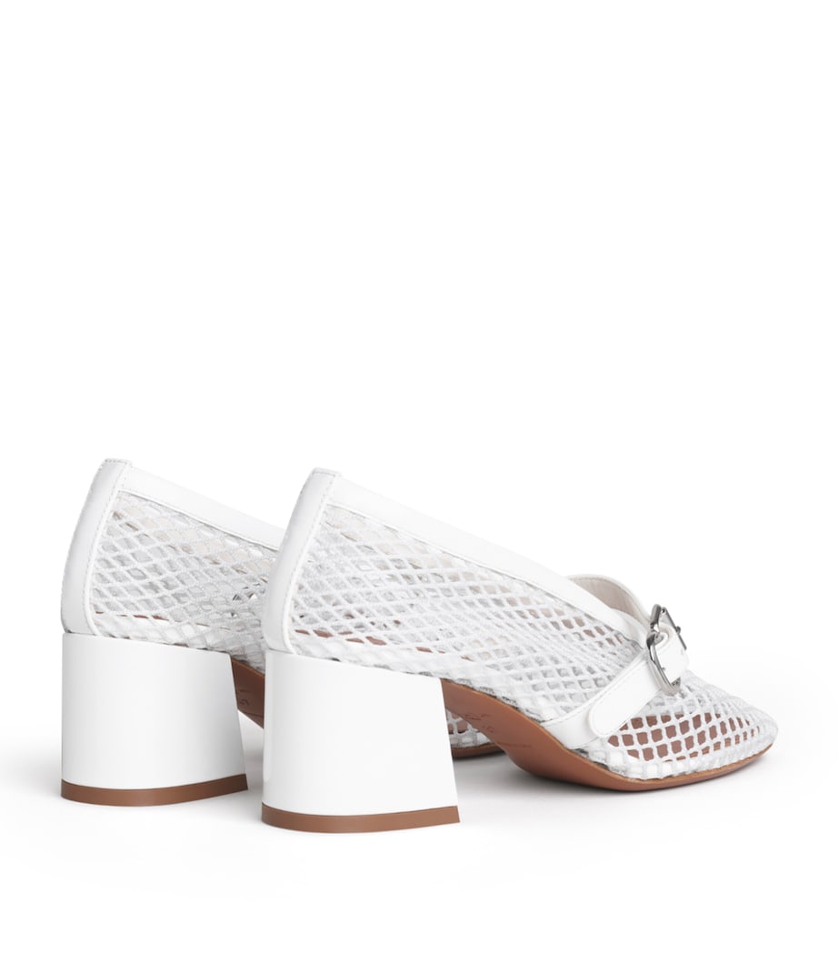 Alaïa Mesh Babies Pumps 55 Optical White Image 3