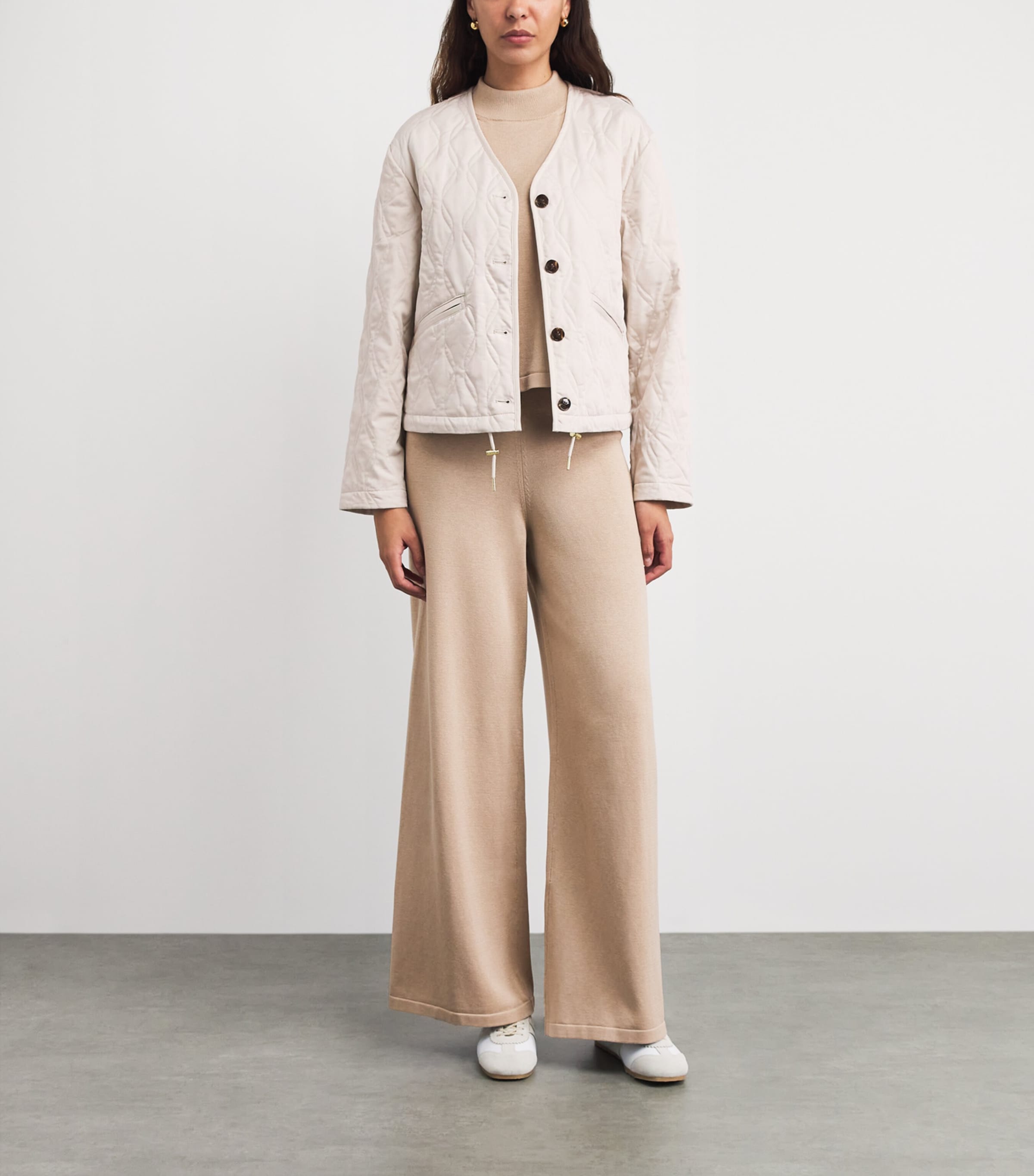 Saba Quilted Jacket OAT MILK Image 2