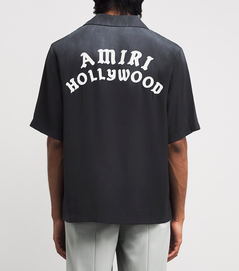 Hollywood Bowling Shirt BLACK Image 4