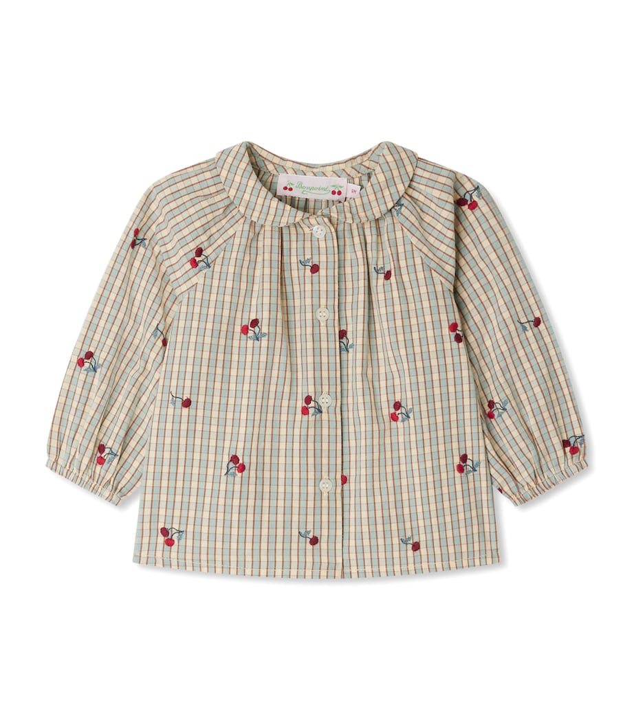 Organic Cotton Plaid Domino Blouse (24-36 Months) CA CIEL Image 1