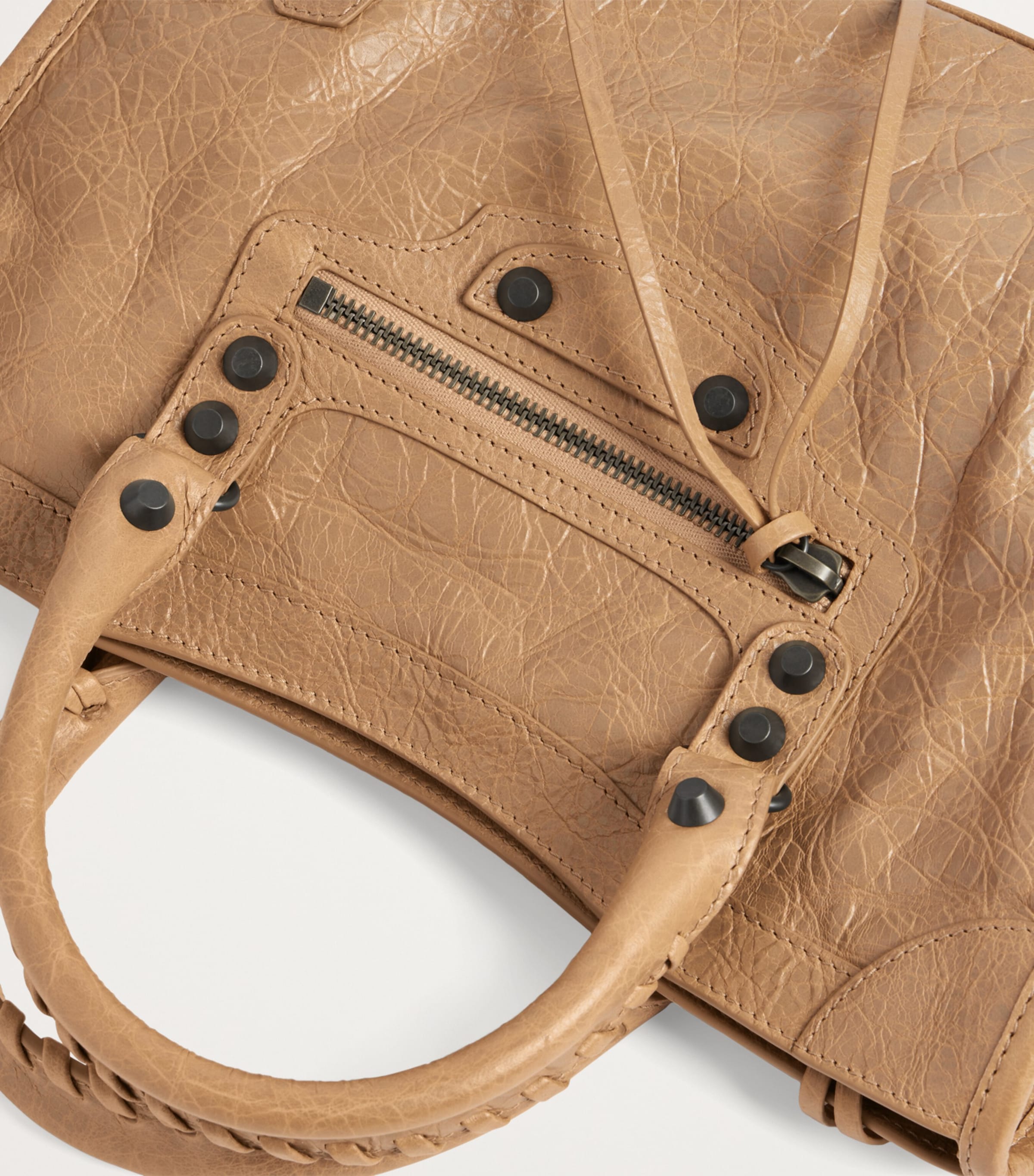 Balenciaga Small Leather Le City Top-Handle Bag Image 7