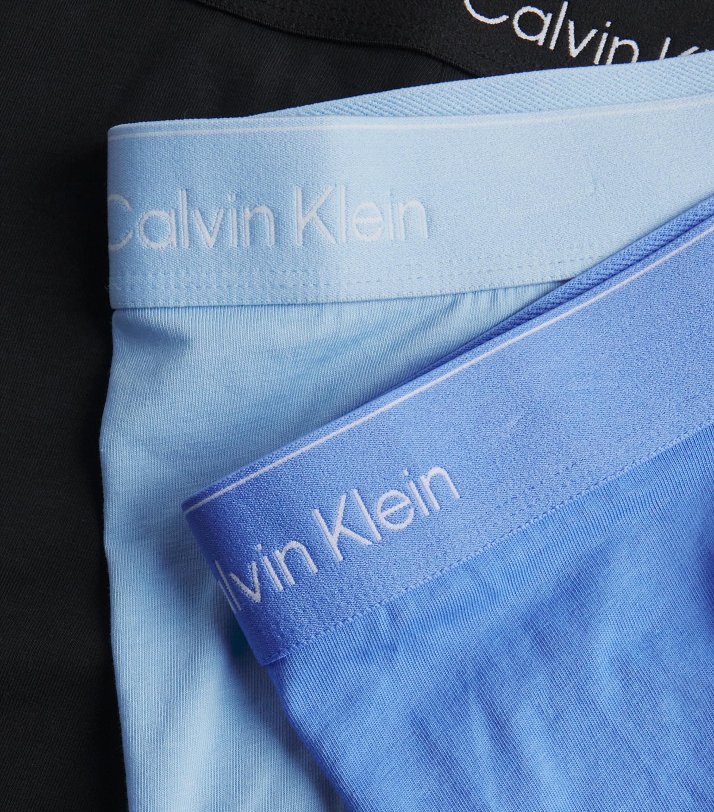 Cotton Stretch Icon Boxer Briefs (Pack of 3) W8O-BLUE Image 5