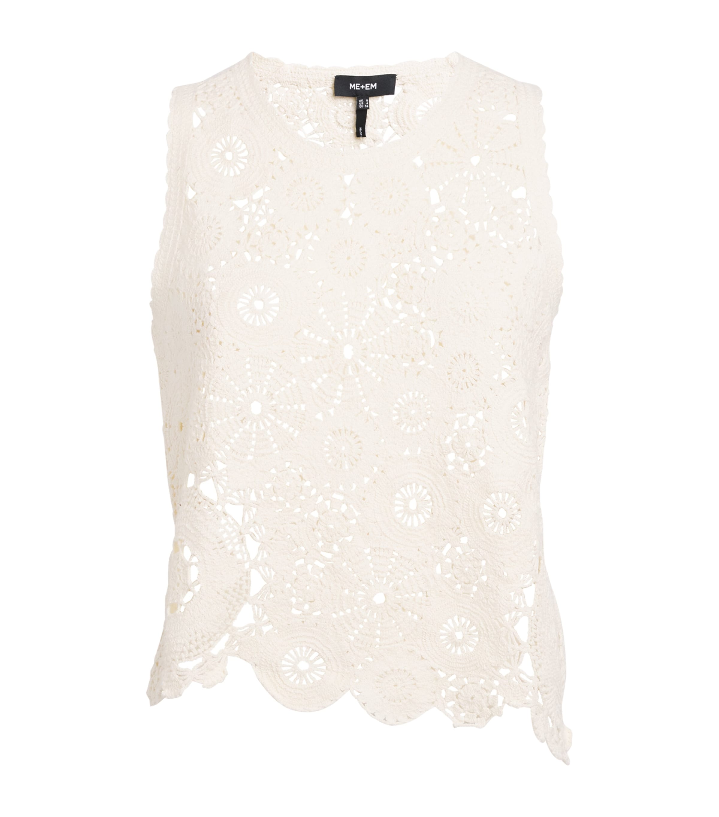 Me+em Cotton Crochet Top