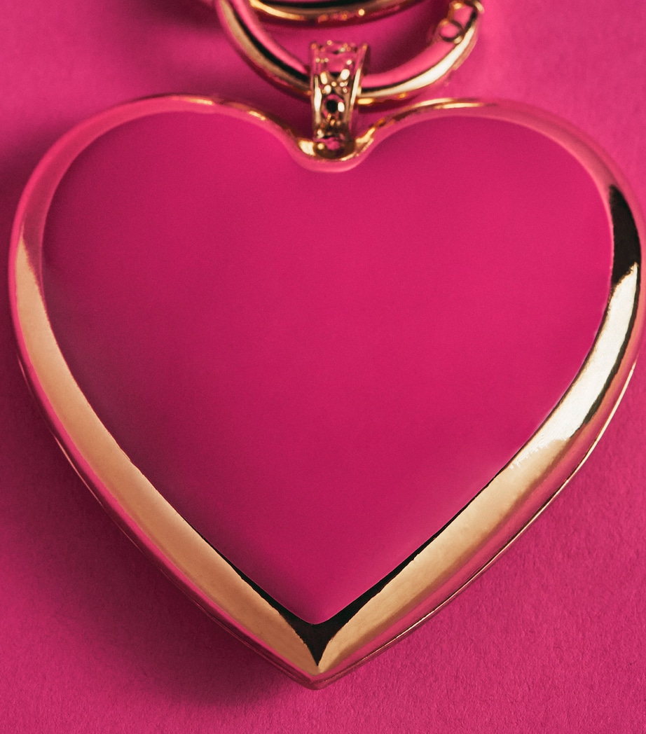 Joanna Buchanan Heart Bag Charm Pink Image 2