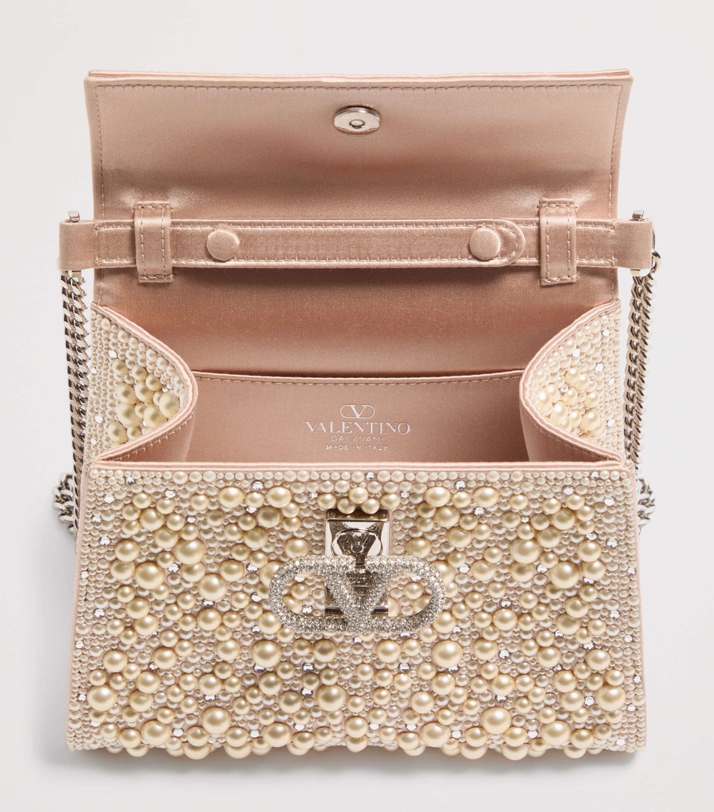 Valentino Garavani Mini Pearl-Embellished VSLING Top-Handle Bag Ddy Image 6