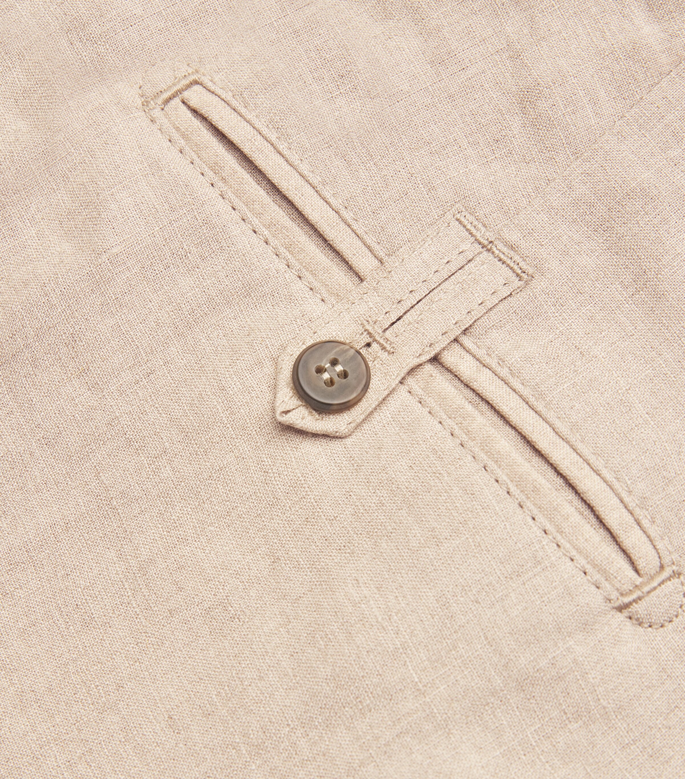 x Harrods Linen Tailored Trousers SABBIA Image 5