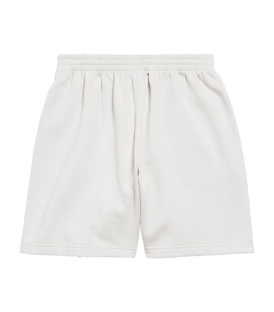 Balenciaga Mens Cotton Logo Shorts Image 3