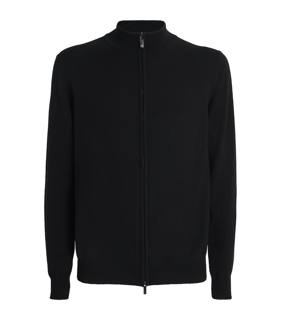 Cashmere Zip-Up Cardigan UC99 Image 1