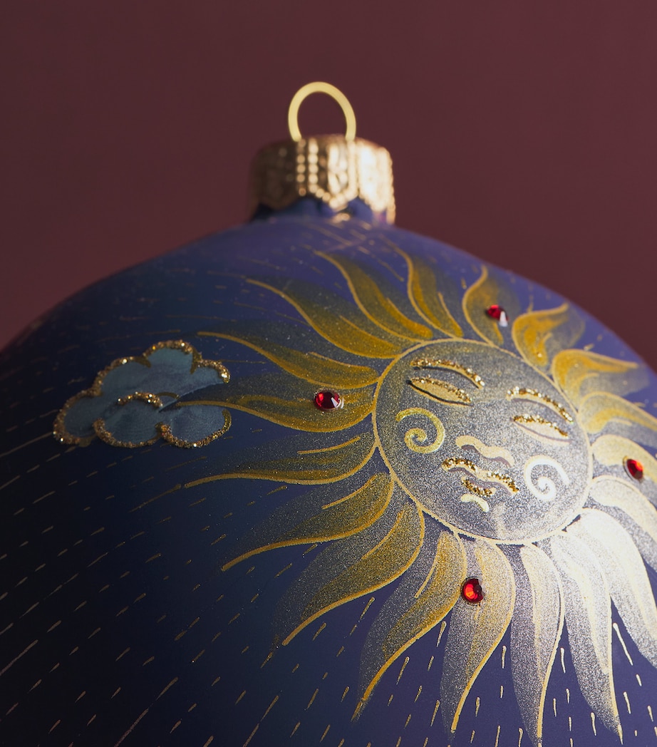 Glitterlab Glass Midnight Odyssey Bauble Image 2