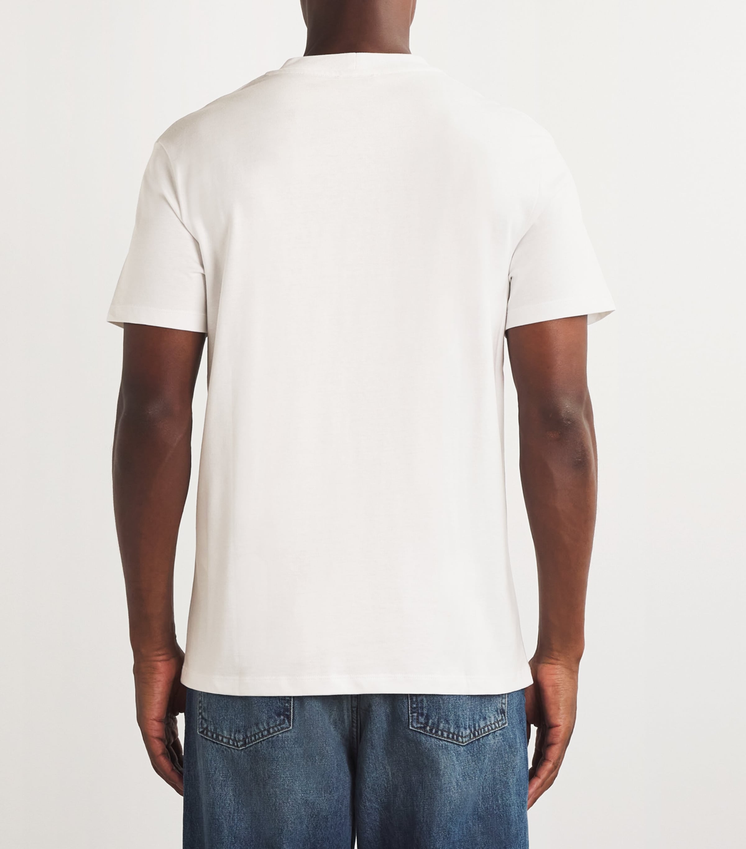 Cotton Logo T-Shirt WHITE Image 4