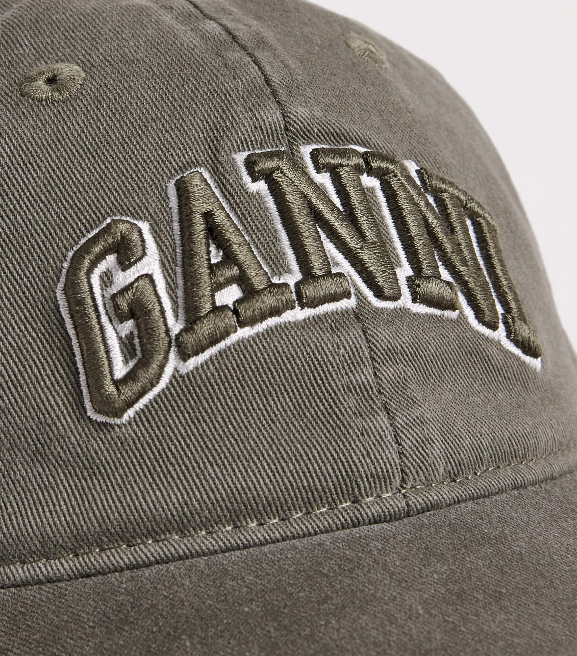 GANNI Organic Canvas Baseball Cap Kalamata Image 4