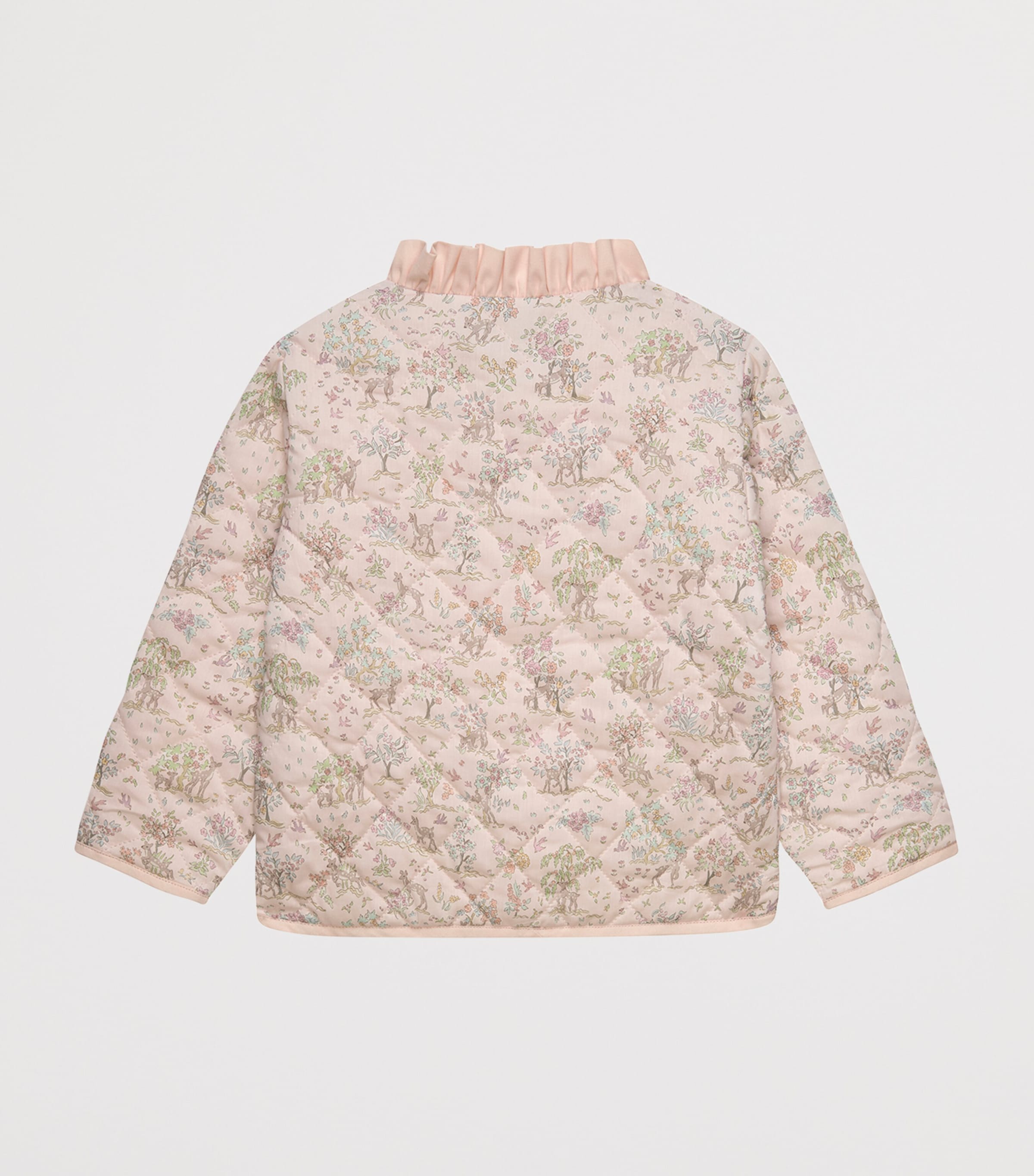 Trotters Etta Fawn Quilted Jacket (3-24 Months) Pale Pink Image 2