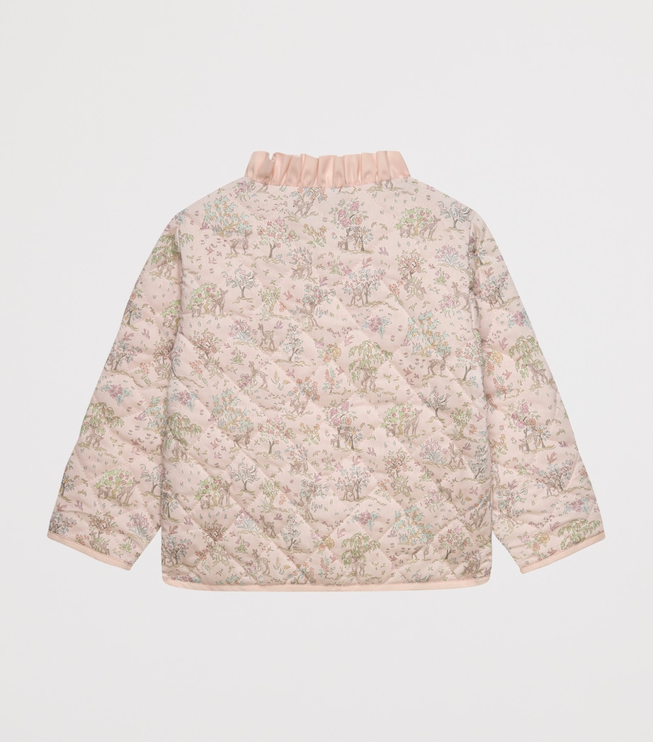 Trotters Etta Fawn Quilted Jacket (3-24 Months) Pale Pink Image 2