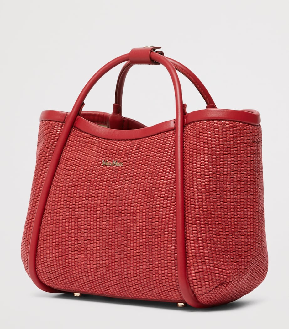 Max Mara Extra-Small Marine Top-Handle Bag Red Image 4