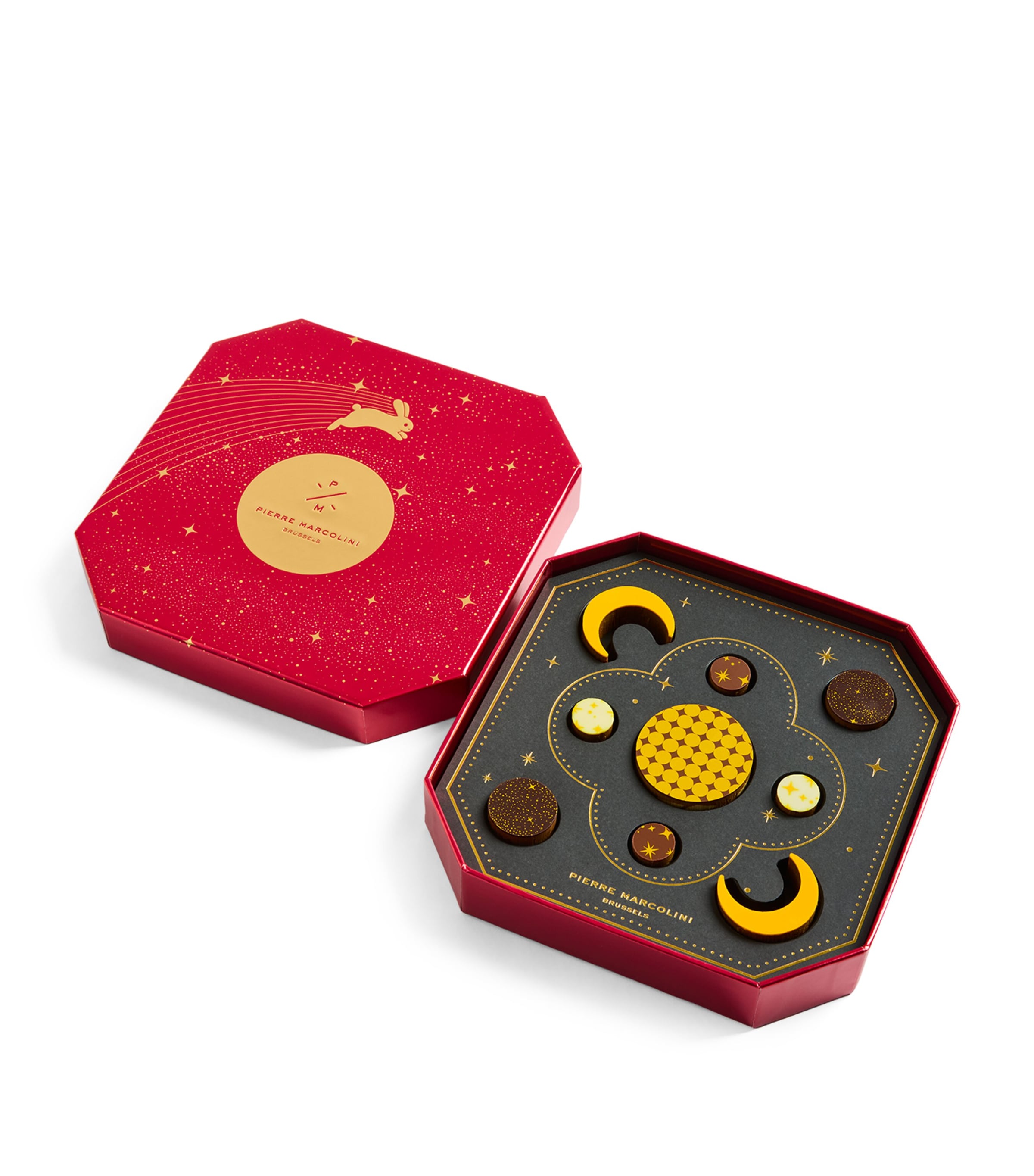Pierre Marcolini Moon Festival Malline Chocolates (116g) | Food & Wine New In | Food | Chocolates | Chocolate Boxes