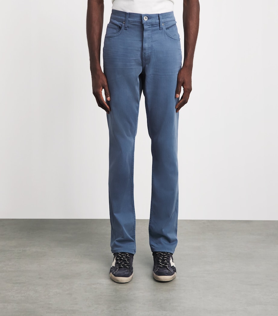PAIGE Mens Federal Slim Jeans Flint Stone Image 4